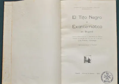 El Tifo Negro o Exantemático en Bogotá