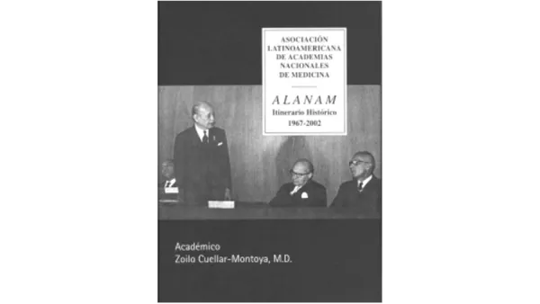 Portada de Asociación Latinoamericana de Academias Nacionales de Medicina, ALANAM.