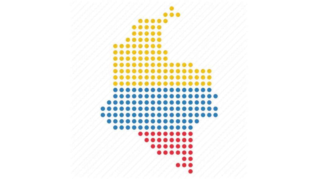 mapa de Colombia-capítulos Academia