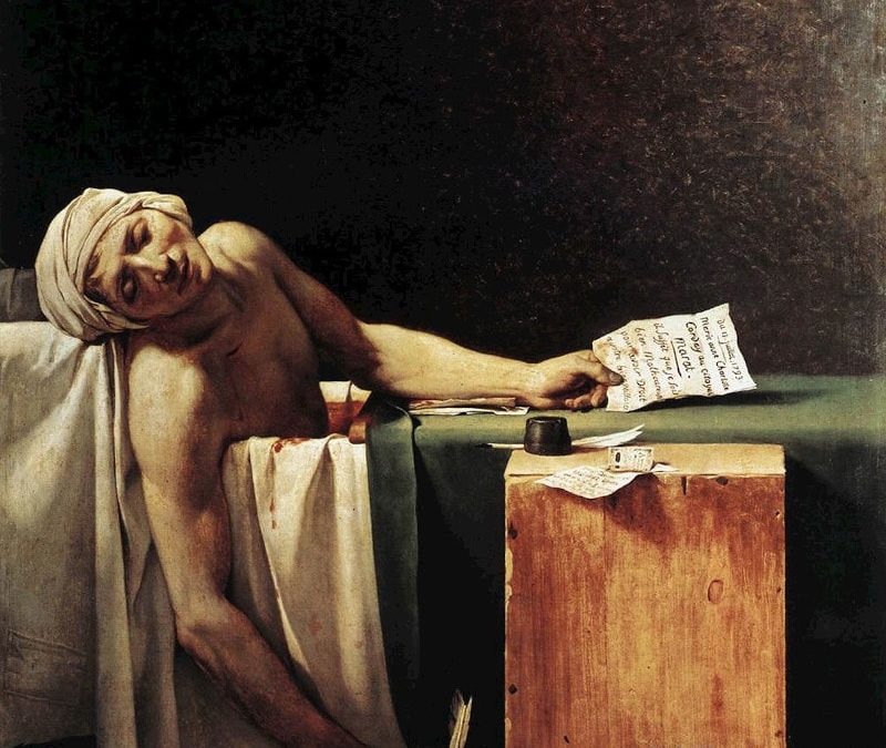 Death-of-Marat-Jacques-Louis-David-Royal-Museums-1793