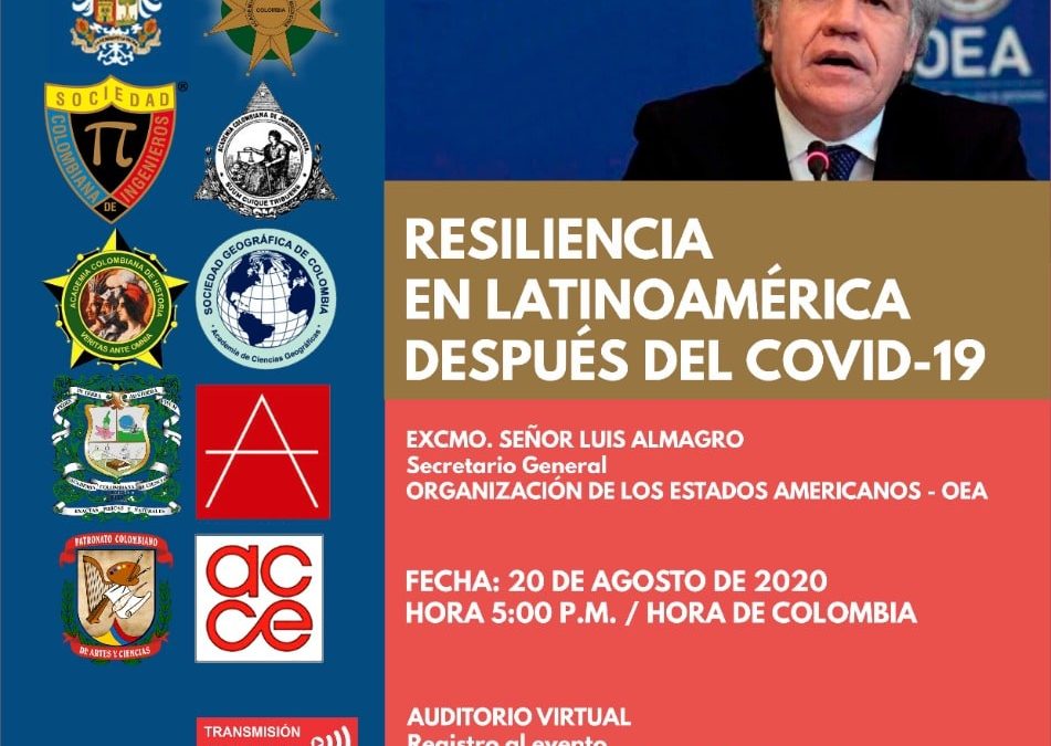 Sesión Académica Agosto 20 – Con el Excmo. Señor Luis Almagro, Secretario General de la OEA