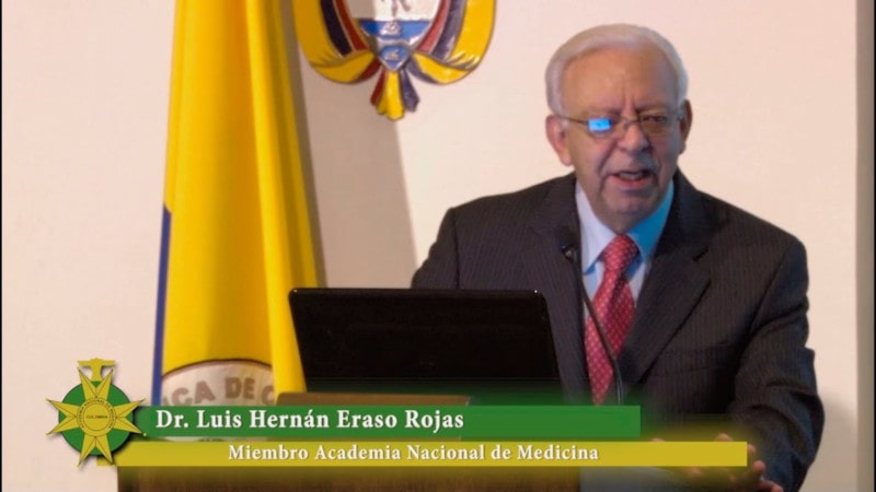 La Academia Nacional de Medicina  Lamenta el fallecimiento de su Académico de Número  Dr. Luis Hernán Eraso Rojas