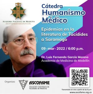 Catedra Humanismo Médico-Epidemias en la literatura de Tucidides a Saramago