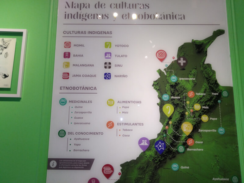 mapa de culturas indigenas-Colombia