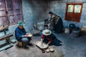 Familia Quizhpe-Guamán en San Lucas (cantón Loja, Ecuador)