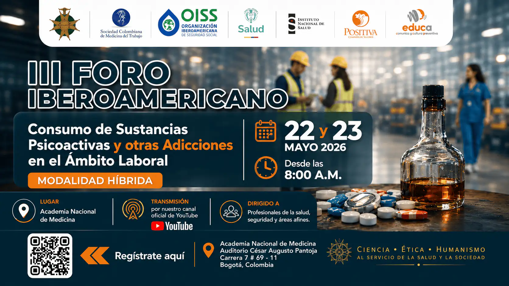 III Foro Iberoamericano sobre consumo de sustancias psicoactivas y otras adicciones en el ámbito labora