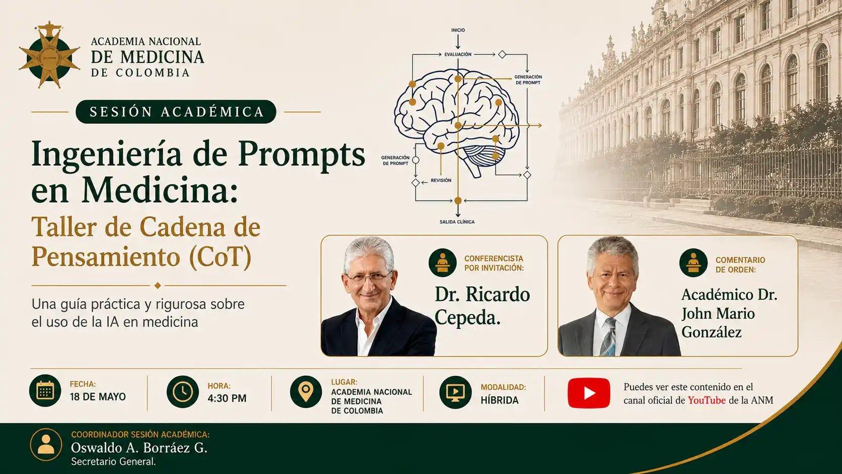 Sesión Académica Ingeniería de Promts en Medicina