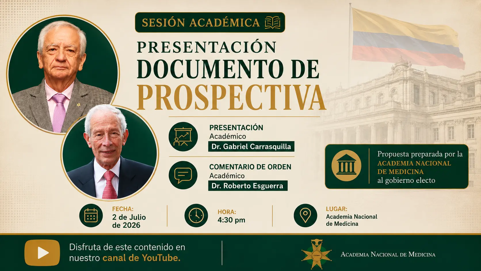 Sesión Académica Presentación Documento de Prospectiva